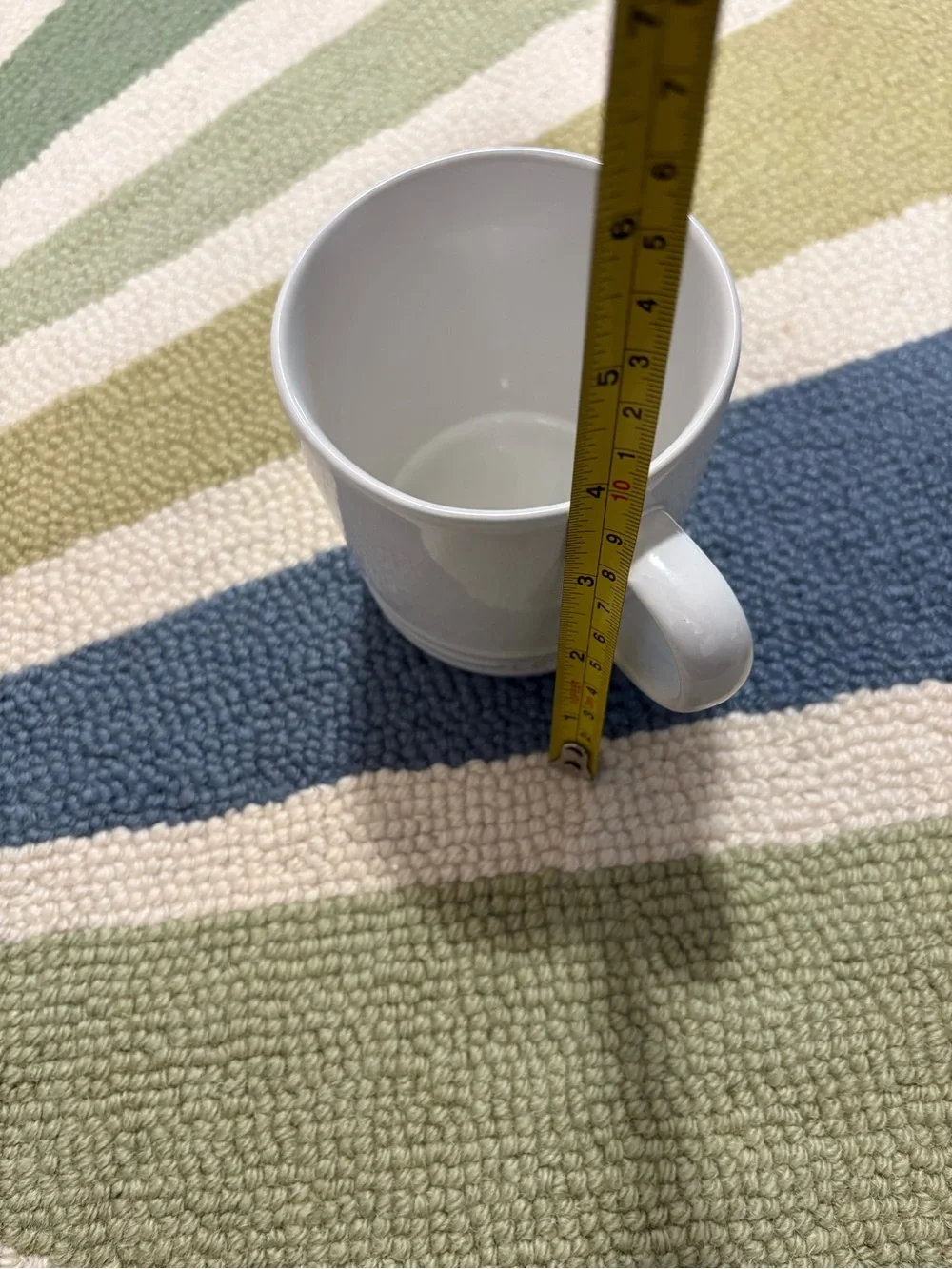 Le Creuset White Stoneware Mug & Rice Bowl Set